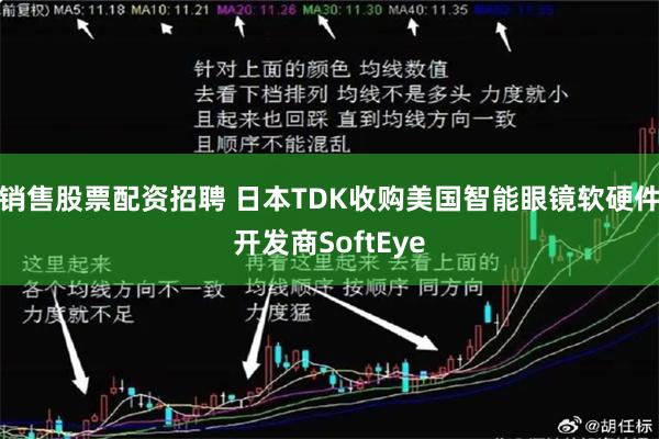 销售股票配资招聘 日本TDK收购美国智能眼镜软硬件开发商SoftEye